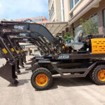 JG65S wheel excavators shipment