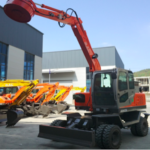 Wheel Excavator with Magnet Plate