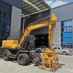 Wheel excavator JG150S with Ballast Tamping Machine