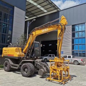 Wheel excavator JG150S with Ballast Tamping Machine