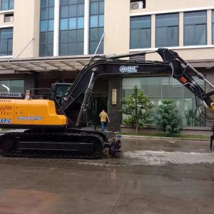 railroad excavators JG150L for railway usage